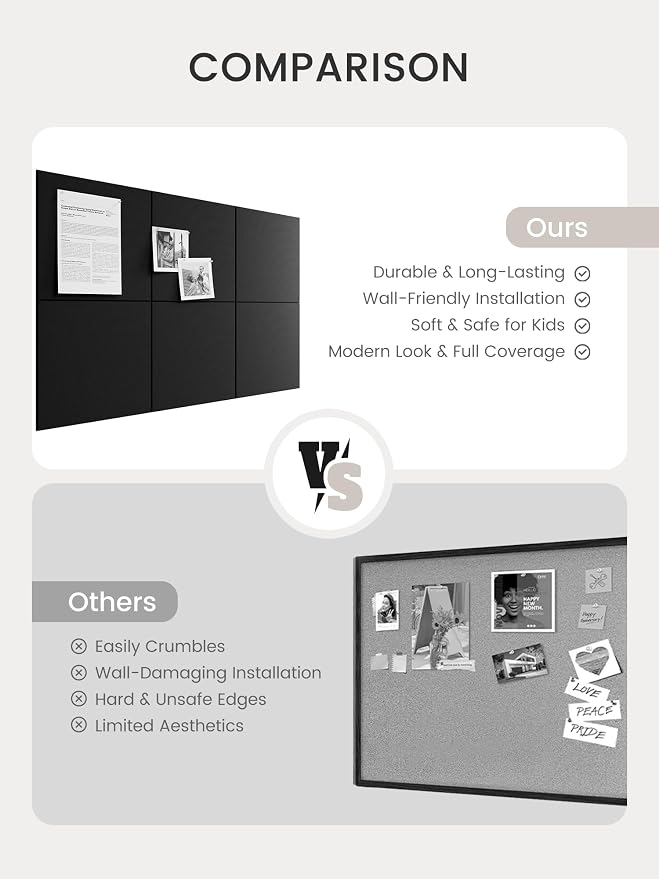 Bumusty Large Cork Board 36"x24" Alternative - Image 7