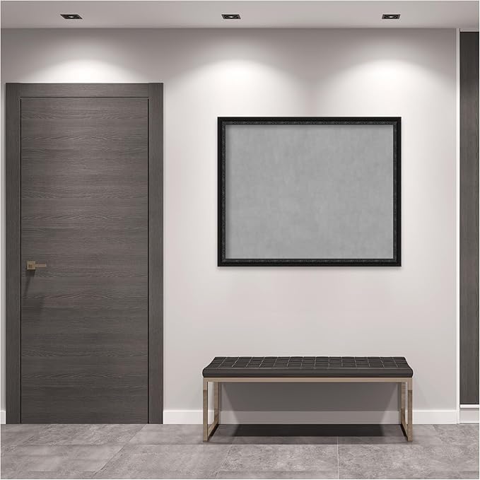 Amanti Art Black Framed Magnetic Board 36x44 X-Large Vision Board - Image 6