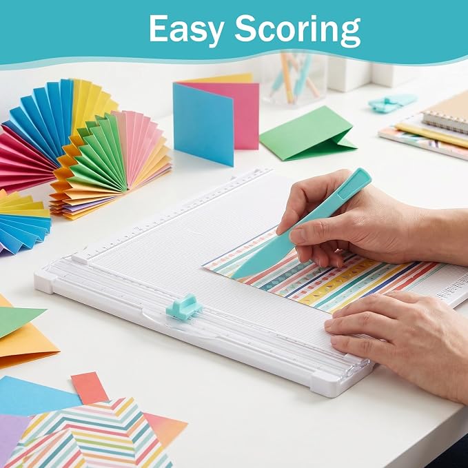 MySHUCE 12 x 12 Inch Paper Trimmer and Scoring Board, Precision Scoring Tool - Image 6