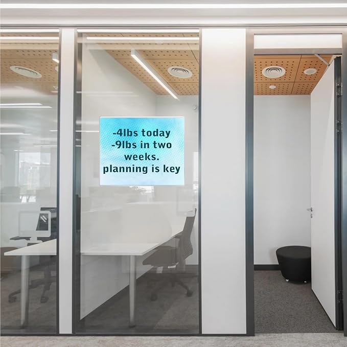 11x17 Acrylic Sign Holder Wall Mount, Wall Sign Document Menu Holder - Image 5