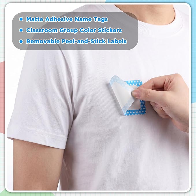 Outus 1000 Pcs Colored Sticker Labels Rolls Rectangular Coding Labels 2 X 3 - Image 9