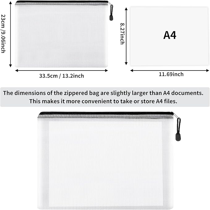 EOOUT 16pcs Mesh Zipper Pouch, Board Game Storage Bags - Image 2