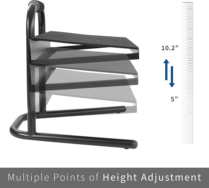 VIVO Ergonomic Height Adjustable Foot Rest Relief Platform, Elevated Stool - Image 4