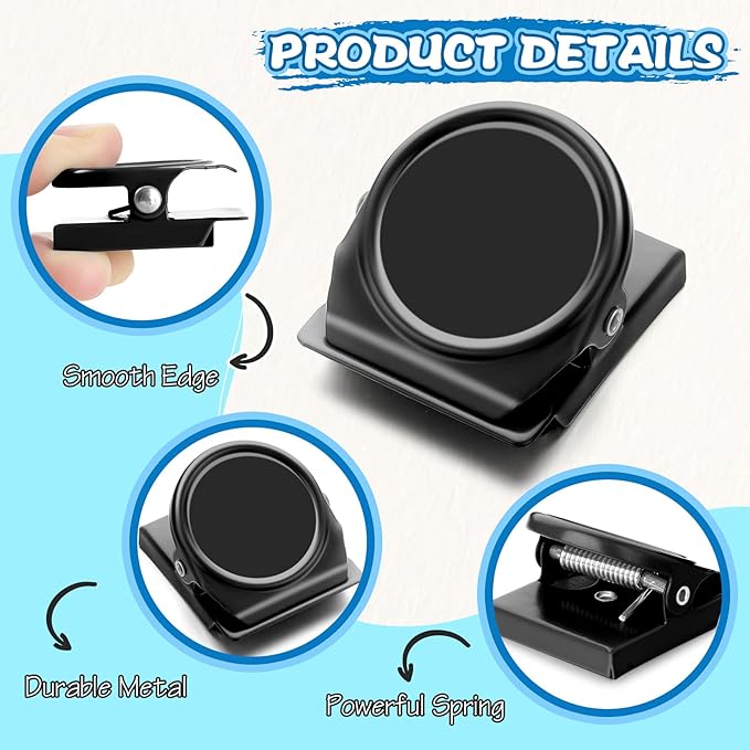Grtard 12 Pack Magnetic Clip 1.8Inch, Clip - Image 3