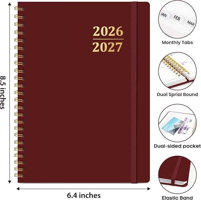 Academic Planner 2026-2027, Weekly and Monthly Calendar Planner Book, July 2026 - Image 5