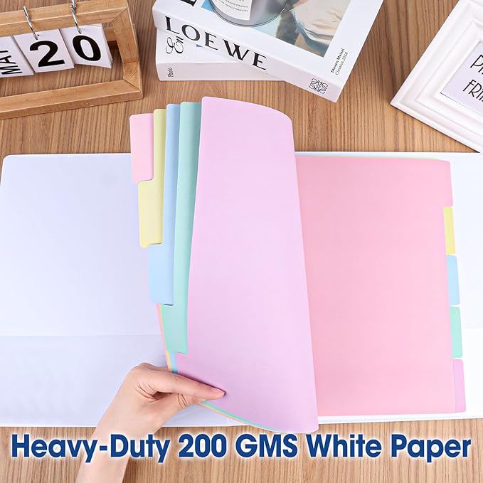 150 Pcs Colored Binder Dividers - Image 5