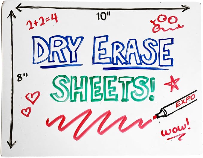 Dry Erase Home School Sheets - Image 2