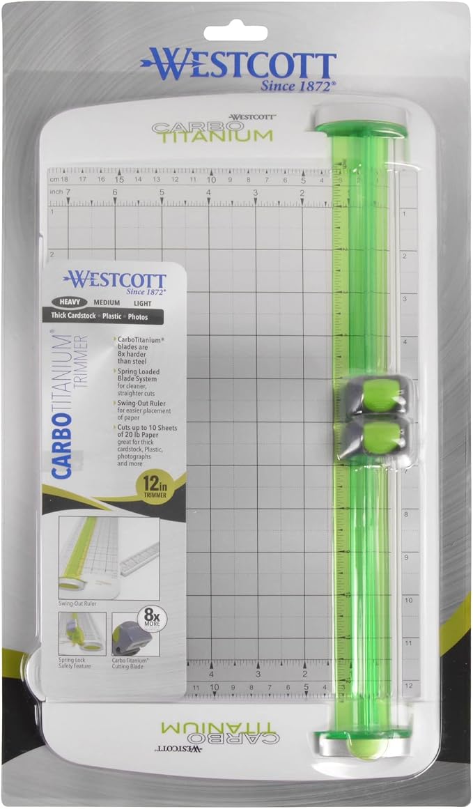 Westcott 12" CarboTitanium Wide Body Personal Trimmer - Image 5