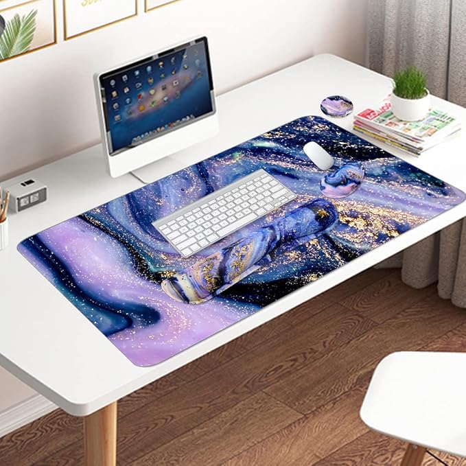 4-in-1 Large Gaming Mouse Pad, Keyboard Wrist Rest Pad & Wrist Support Mousepad - Image 6