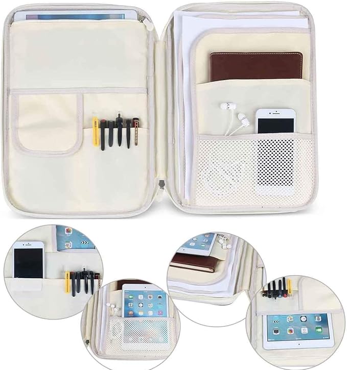 JAKAGO Travel Portfolio Organizer Waterproof A4 Document Bag Multifunctional - Image 5