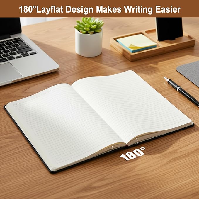 ViVin Lined Journal Notebooks for Professional Office Work, 192 Pages, Medium - Image 3