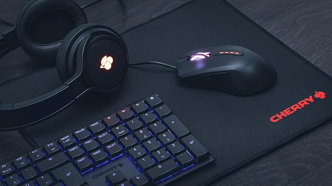 Cherry MP 1000, Premium Mouse Pad in XL, Smooth Fabric Surface - Image 5