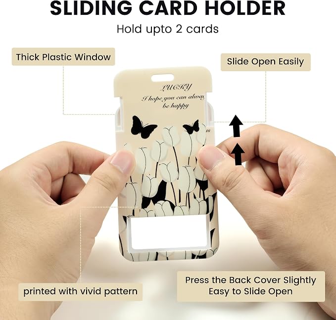 ID Card Badge Holder Key Chain - Image 4