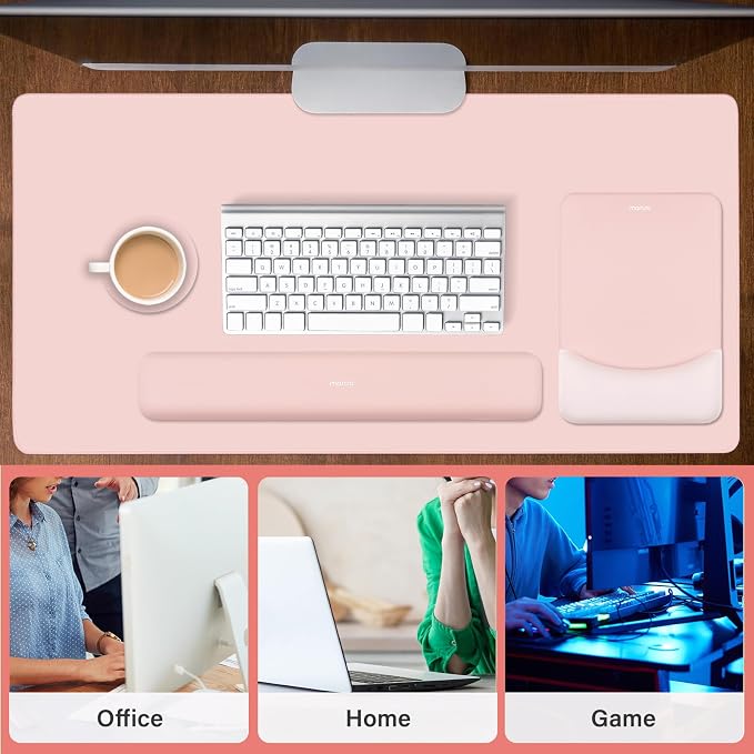 MOSISO Keyboard Mouse Pad Set, Large Gaming Mouse Pad&Rectangular Keyboard - Image 6