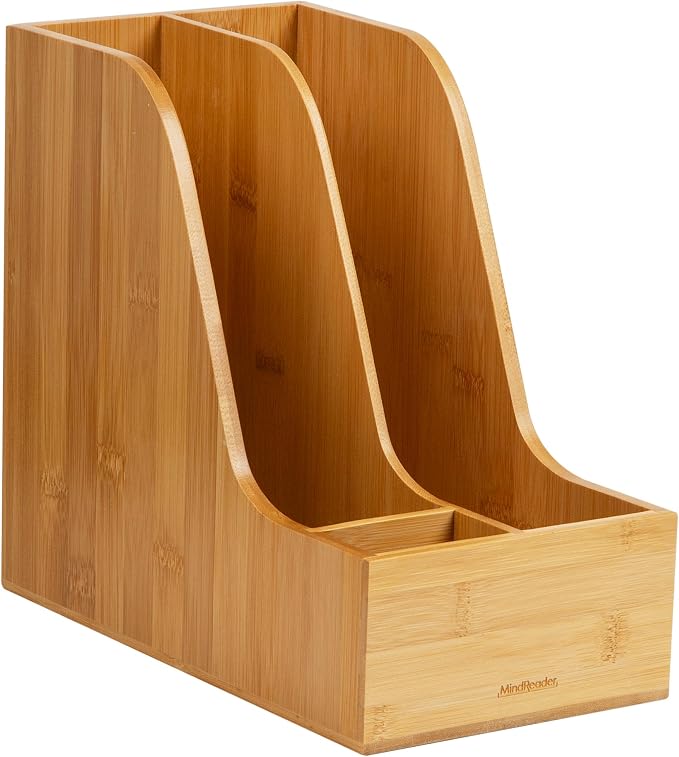 Mind Reader Vertical File Storage, Desktop Organizer, Magazine Holder - Image 7