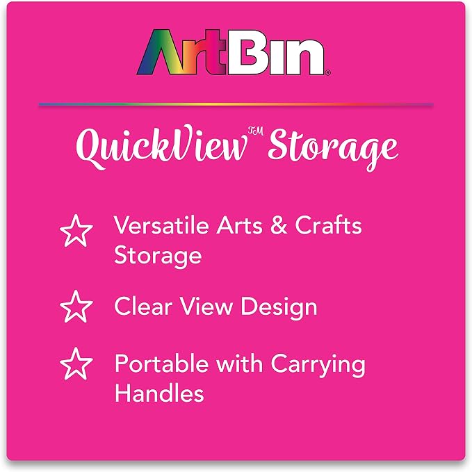 ArtBin 8014AB 14 Inch Quick View Carrying Case - 14 in. x 3.375 in. x 10.25 in. - Image 8