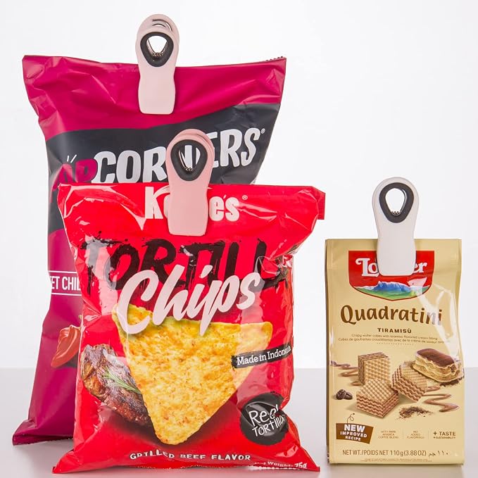 Chip Clips, Bag Clips, Magnetic Bread Food Package - Image 4