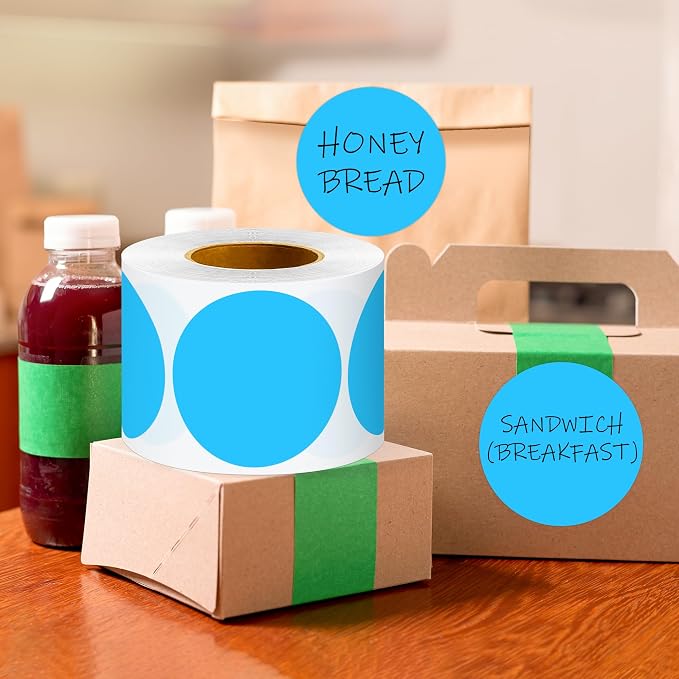 3 Inch Round Color Coding Labels - Image 6