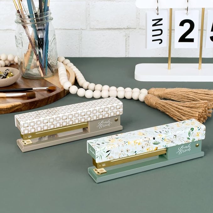 Swingline Stapler by Leah Bisch, 20 Sheet Capacity, Full Strip, Wildflowers - Image 6