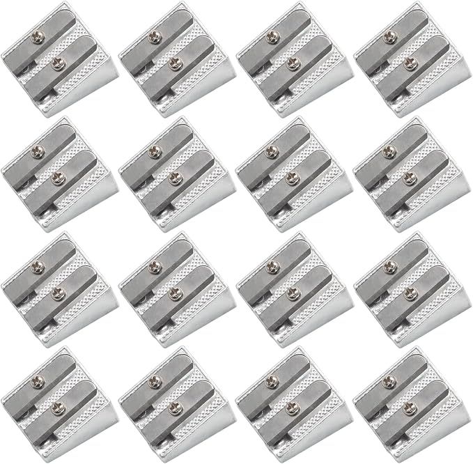 Bonsicoky 16 Pack Handheld Metal Pencil Sharpener by Bonsicoky