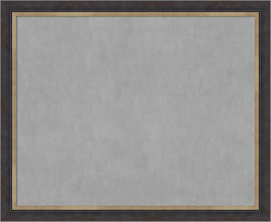 Amanti Art Black Framed Magnetic Board 37x45 X-Large Vision Board by AmantiArt