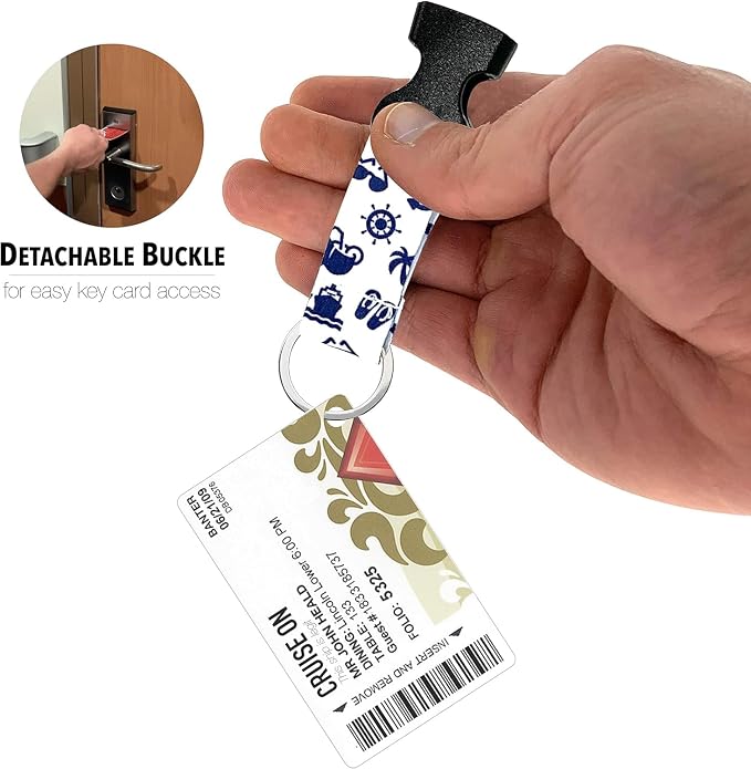 Cruise On Cruise Lanyard for Ship Cards – 2-Pack Retractable Badge & Waterproof - Image 3