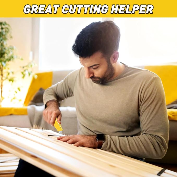 DIYSELF 4 Pack Box Cutter, Utility Knife, - Image 2