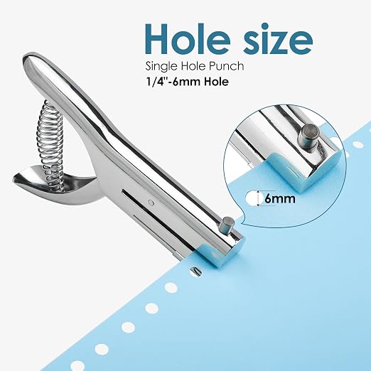 MROCO Hole Punch 1/4", Handheld Single Hole Puncher - Image 3