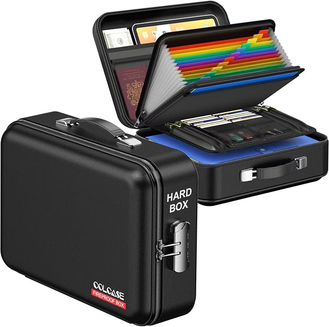 COLCASE Fireproof Document Box by COLCASE