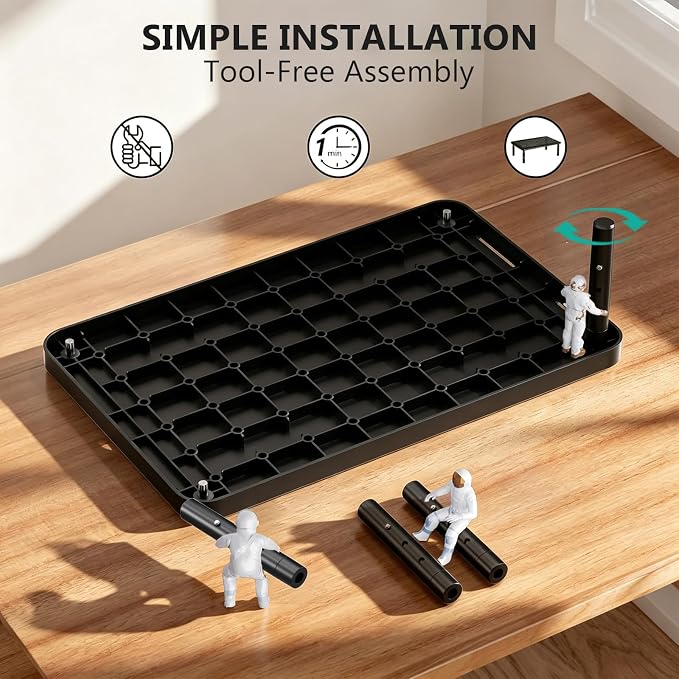 WALI Monitor Riser for Desk, 3 Height Adjustable Laptop Riser - Image 6