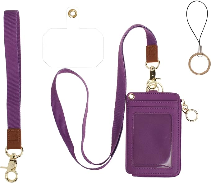 Mondo Designs 2-in-1 ID Badge Holder & Lanyard Wallet by MondoDesigns