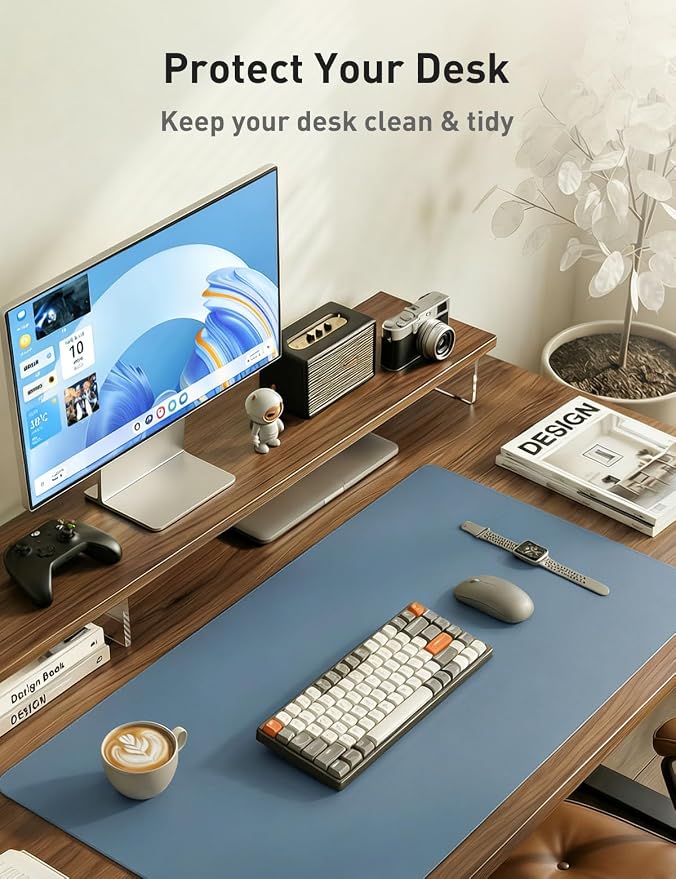 Aothia Faux Leather Desk Mat - Image 8