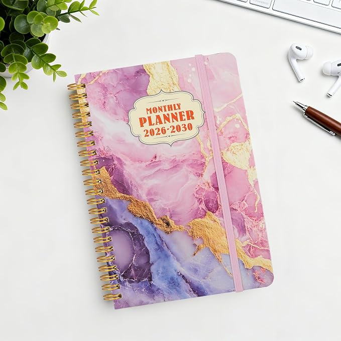 5-Year Monthly Planner 2026-2030, A5 Size, 60-Month Calendar - Image 7