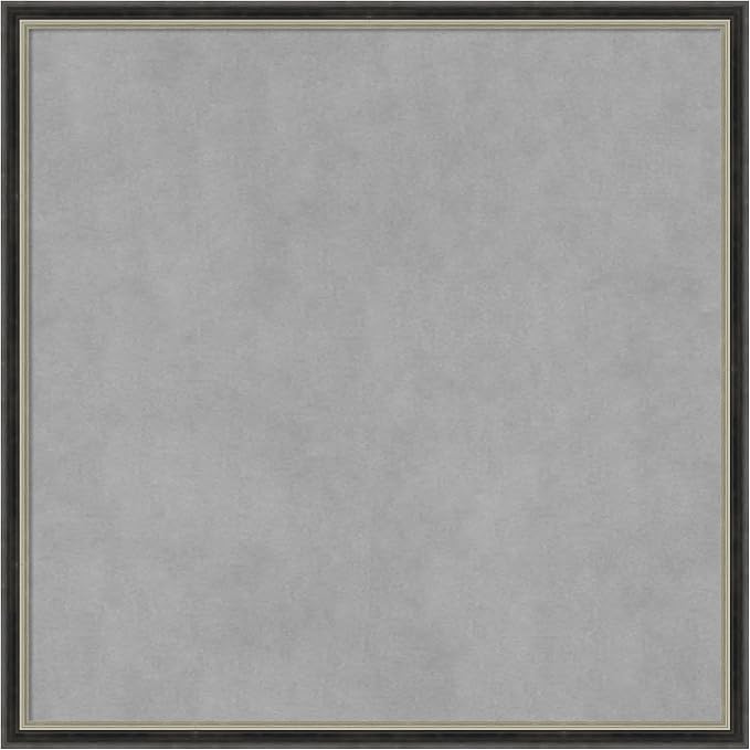 Amanti Art Black Framed Magnetic Board 21x21 Medium Vision Board by AmantiArt