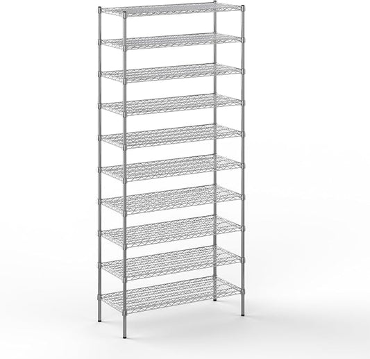 Regal Altair 18" Deep x 42" Wide x 96" Height Wire Shelving Kit | 10-Tier | NSF by Regal+Altair