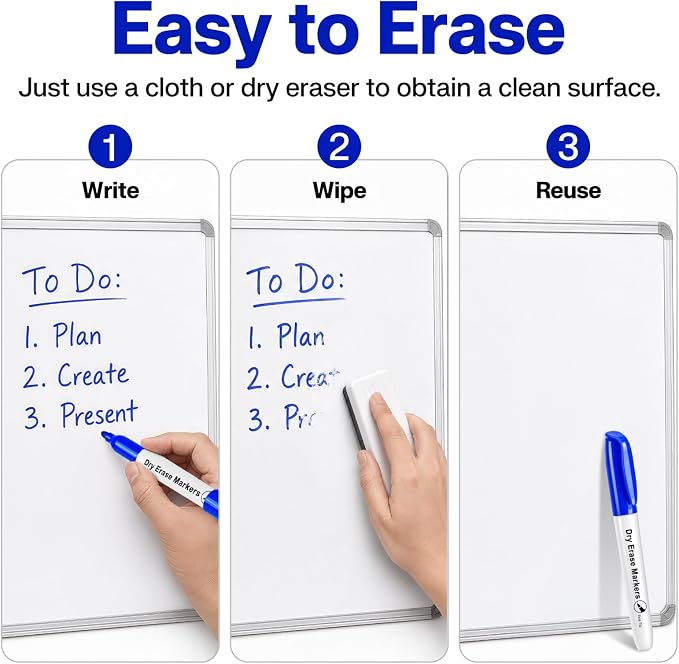 V-Opitos 30 Pack Fine Tip Dry Erase Markers - Image 5
