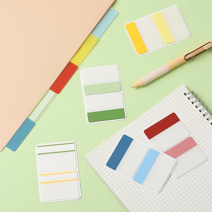 Mr. Pen- Colorful Index Tabs, 500 Pcs, 21 Sets, Sticky Page Markers for Notebooks, Binders and Books-DeskLoop Office