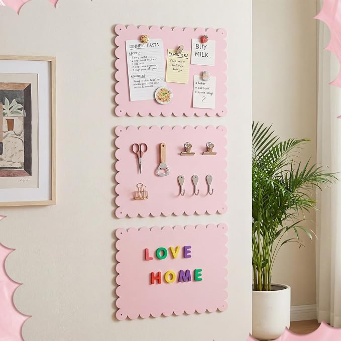 Gueevin 3pack Magnetic Board for Wall 16.1" x 13" Magnet Bulletin Board to - Image 7