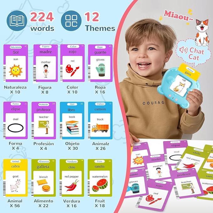 Spanish & English Talking Flash Cards - Image 3
