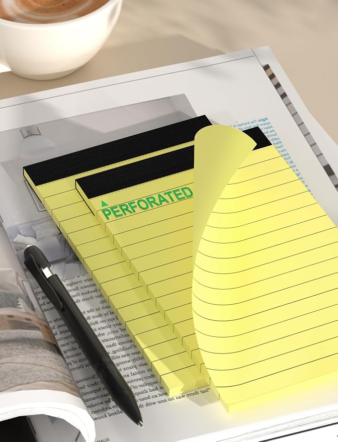 Yellow Note Pads 3x5 Small Notepads 3x5 Memo Pads Small Notebooks 3x5 Writing - Image 3