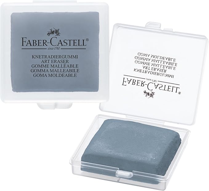 Faber-Castell Kneadable Eraser for Artists in Storage Case by Faber-Castell