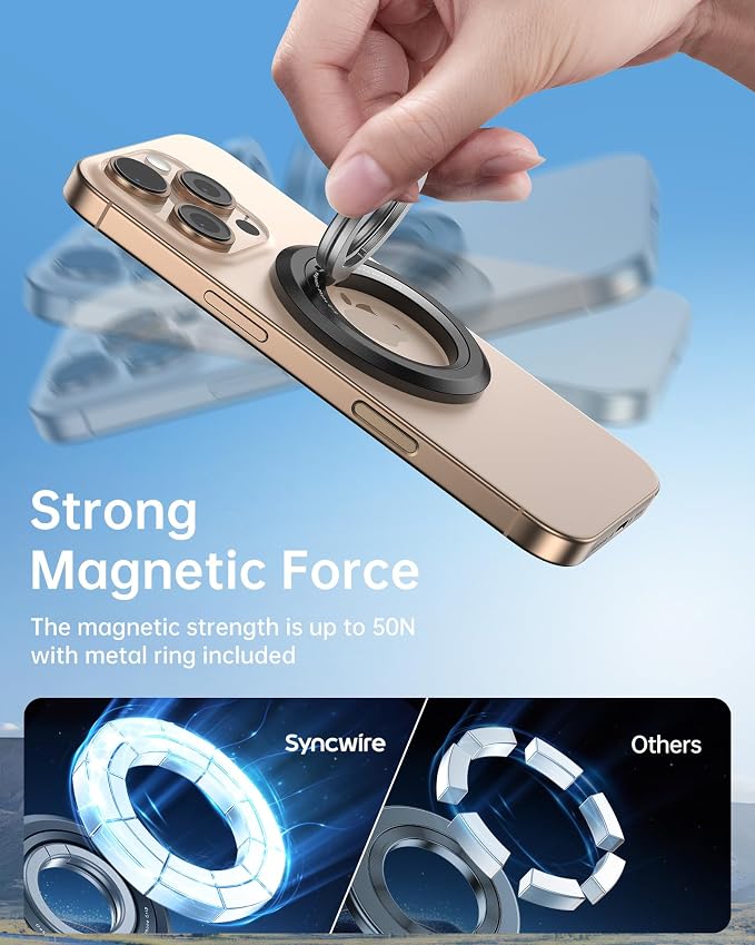 SYNCWIRE Magnetic Phone Ring Holder - Image 5