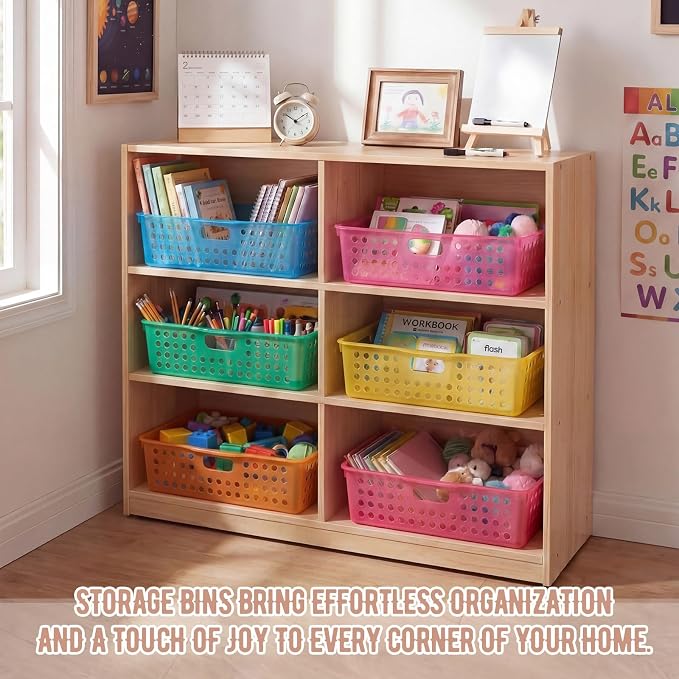 Geetery 6 Pack Classroom Storage Baskets - Image 4