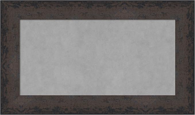 Amanti Art Black Framed Magnetic Board 17x29 Small Vision Board by AmantiArt