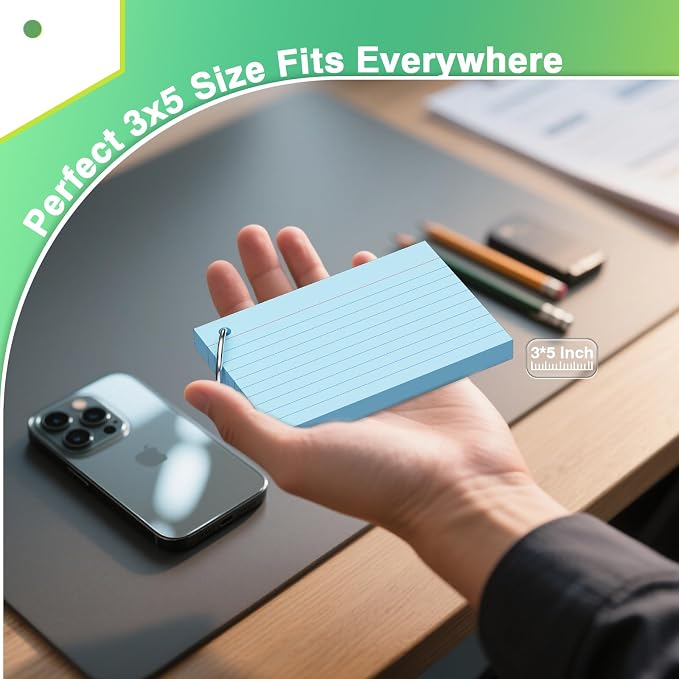 250 Count Blue Index Cards - Image 4