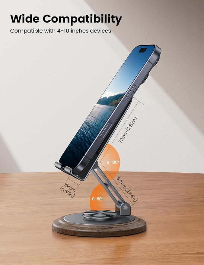 Lamicall Grey Phone Holder, Desk Accessories - Image 6