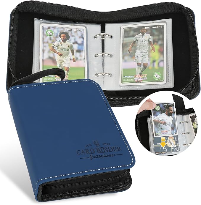 Trading Card Binder, Card Collection Binder Album Folder by Foalgo