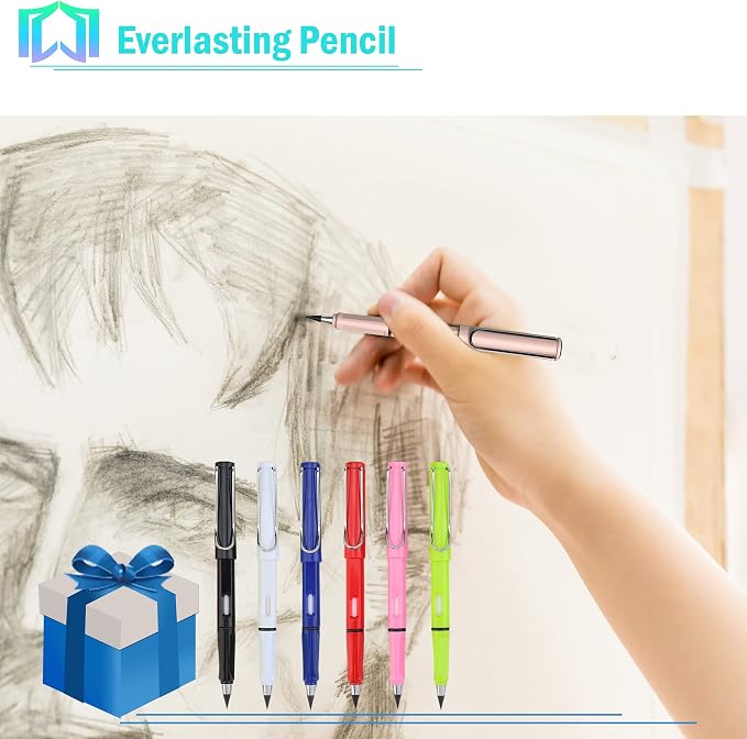 6 Sets Everlasting Pencil, Infinity Pencils, NO-Sharpening Pen - Image 4