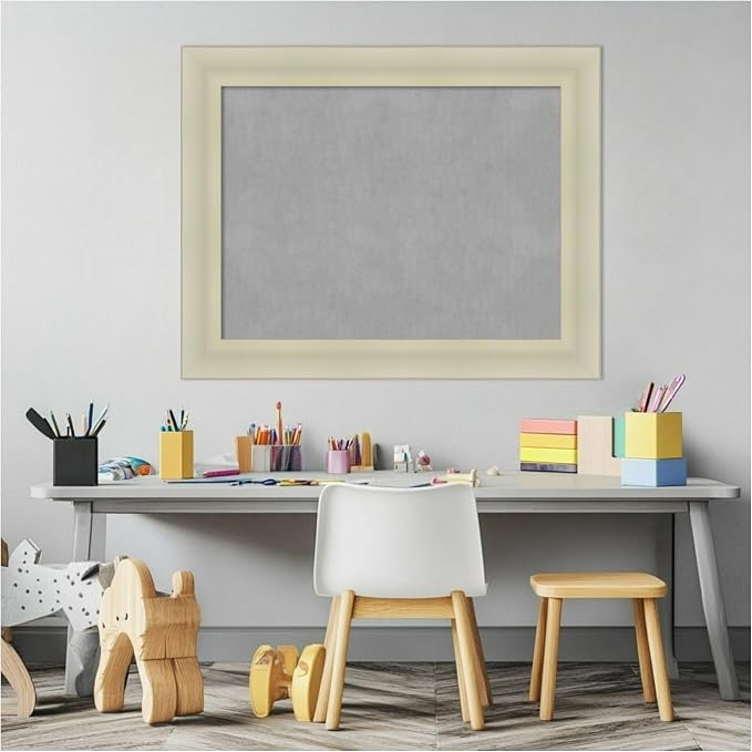 Amanti Art Silver Framed Magnetic Board 23x29 Medium Vision Board - Image 5