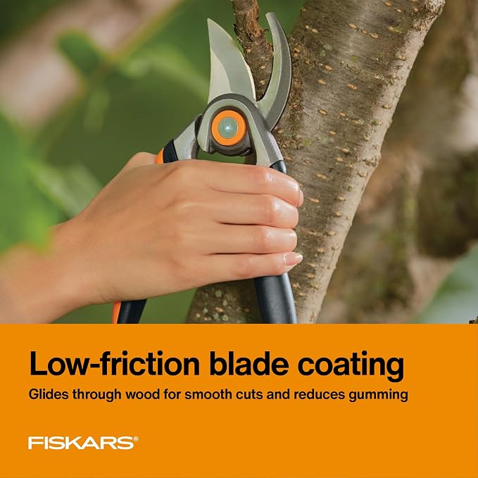 Fiskars Bypass Pruning Shears, Forged Steel Replaceable Blade, SoftGrip Handle - Image 3